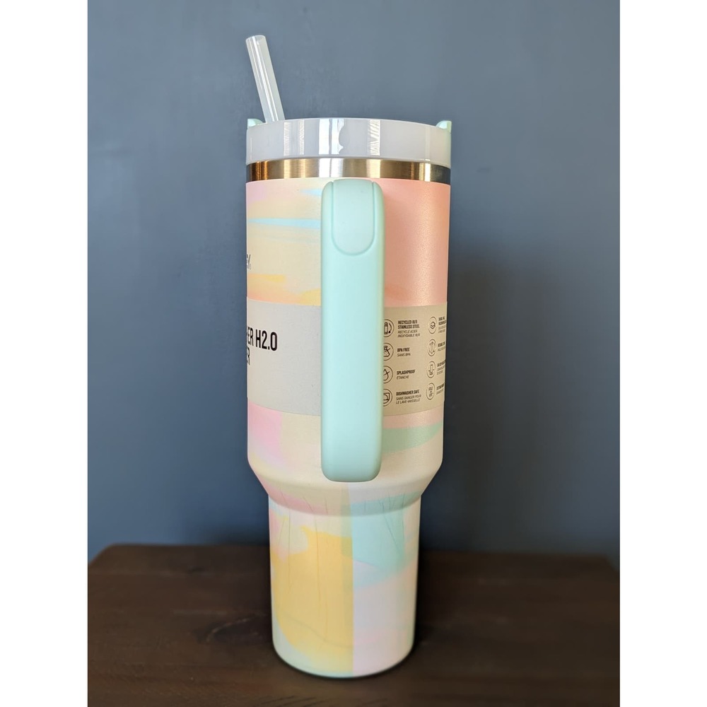 Warm Serene Brushstroke ~ STANLEY CLEAN SLATE TUMBLER 40 0Z - Picture 4 of 9